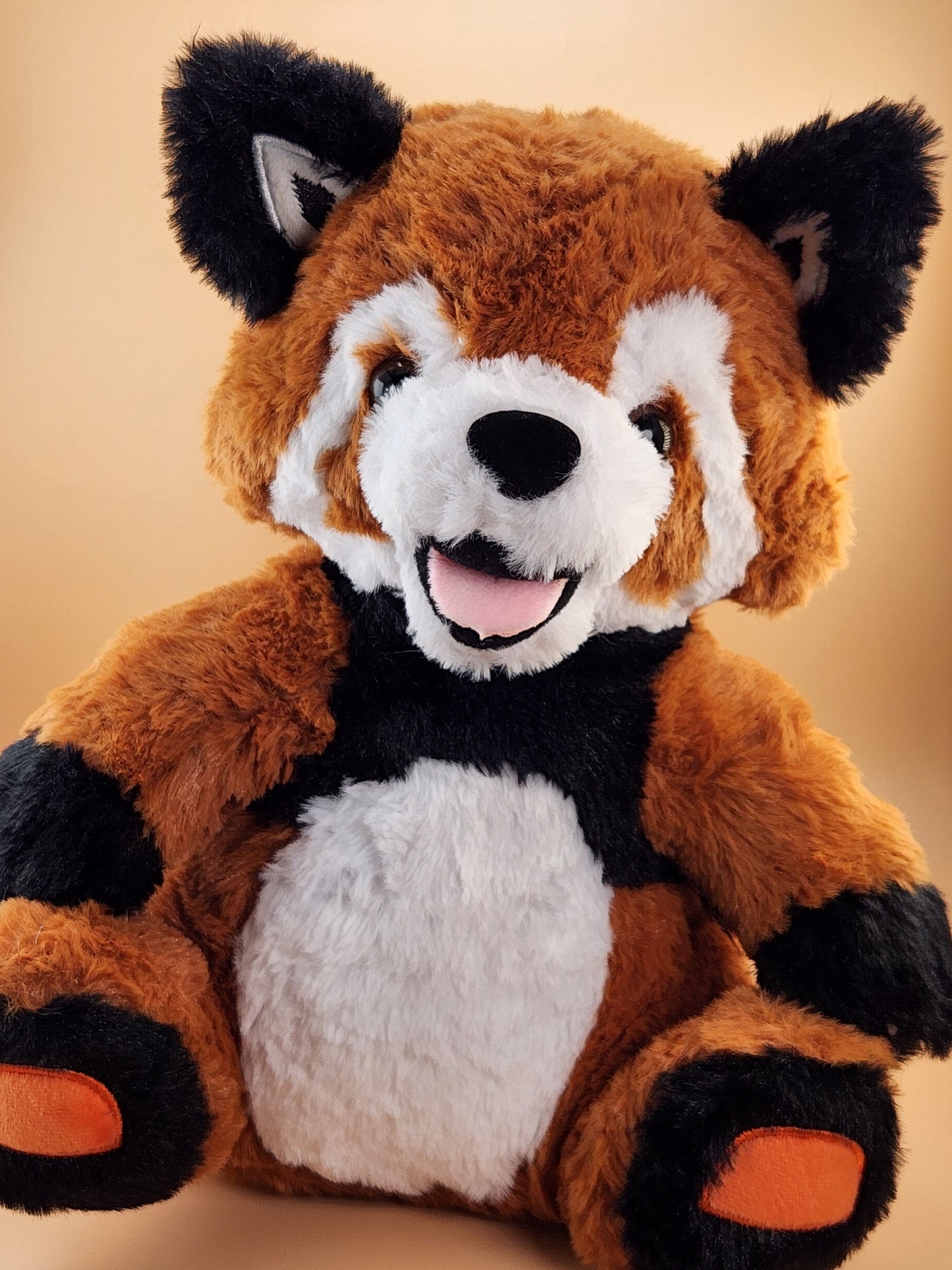 Ruby the Red Panda plush stuffed animal toy front view