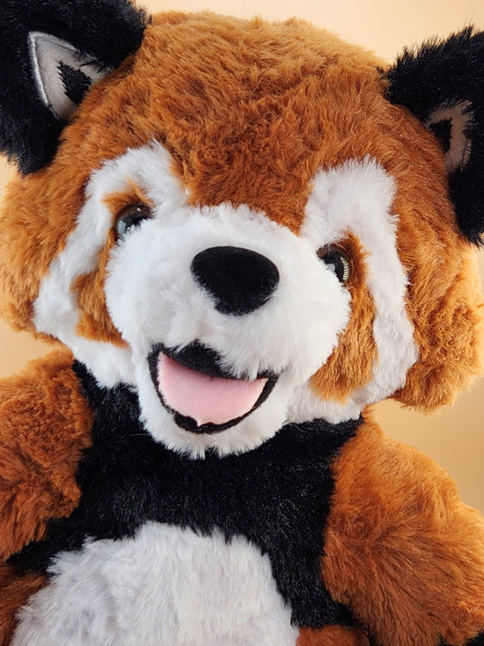 Ruby the Red Panda plush stuffed animal toy front view