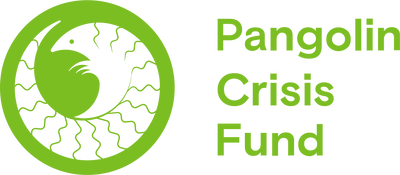 Pangolin Crisis Fund logo, featuring a green pangolin illustration