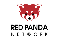 Red Panda Network logo, featuring an illustrated red panda
