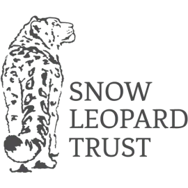Snow Leopard Trust logo, showing an illustrated snow leopard